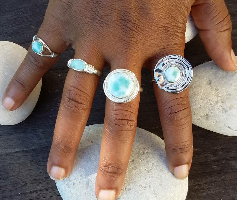 Bague en larimar et argent, un très bon choix